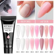 13pcs/20ml Nail Extension Gel Kit, Includes 6W LED Lamp, Full Set Of Nail Art Tools, Semi-Permanent Metal Line Gel, Manicure Tool Set - Multicolor - View 9
