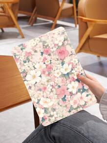 1 Stück minimalistisches Sakura Muster Tablet Schutzhülle, kompatibel mit IPad 10.2", IPad Pro 11" 2021/2020/10. Gen, IPad Mini 4/5/6, Samsung Galaxy Tab A8 10.5" 2022, Matepad 10.4"/Tab, mit Stifthalter, Stoßfest, Tablet Ständer, Automatischer Sleep/Wake Funktion - Verschiedenfarbig - Übersicht 2