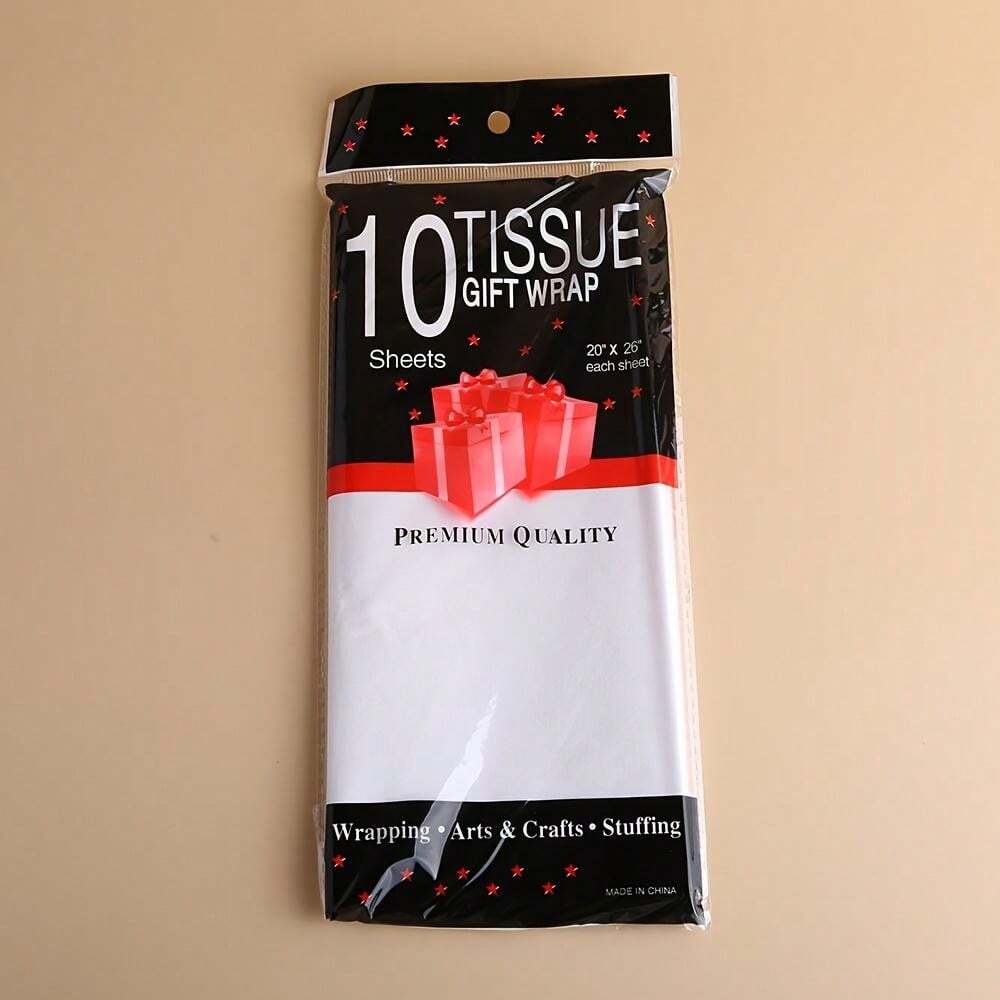 10Pcs 50*66cm Tissue Paper Flower Bouquet Wrapping For Florist Wedding