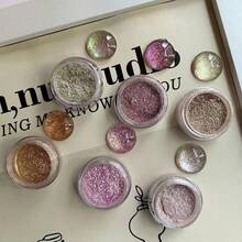 1 套 6 色时尚指甲闪粉变色龙指甲彩粉 - 彩色 - 查看 2