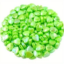 50 hạt/gói hình trái tim bằng Acrylic AB màu Vivid, thích hợp để làm đồ trang sức DIY - Hoàn hảo cho hoa tai và vòng tay - Phụ kiện trang sức chất lượng cao, bền, đa chức năng - Nhiều màu - Xem 8