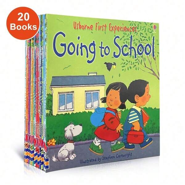 20 Books Usborne Farm Story Books For Children 3-6 Years Old English Picture Books, Bedtime Stories For Children, Preschool Enlightenment Education Books, Interactive Learning Experience Books, Birthday Bedtime Reading Gifts, Back-To-School, English Learning Materials