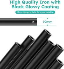 BriSunshine Rosenbogen Torbogen, Gartenbogen aus Metall 240x240cm, 1,2m 1,8m 2,4m DREI Verstellbare Breiten, Rosenbögen für Rosen und Kletterpflanzen, Freistehend Rosengestell für Garten Dekoration