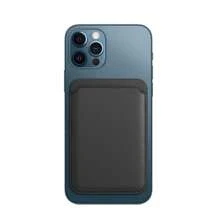 Tarjetero Cartera Magsafe Piel Magnética Wallet Para iPhone - Negro - Ver 1