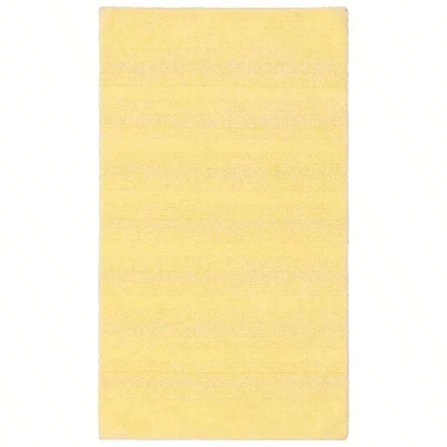 30"X50" Nylon Washable Bathroom Rug Yellow : Non-Skid, Tufted Floor Mat, Machine Made - Yellow - View 1