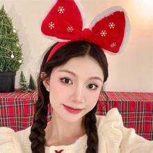 1pc 2025 Christmas Headband New Bowknot Headwear, Party Hair Accessory,Christmas - Multicolor - View 9