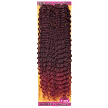 Yan Hair Crochet Braid Organic Juliana Curly Hair Strand By Strand 300gr - Màu đỏ ombre - Xem 3
