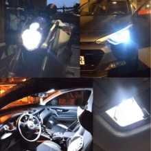 Kit 10 LED Bulb Pingo T10 Car Motorcycle Various Colors 9mm 23mm 0.36W-COB Current 0.03A - DC12V - 藍色 - 查看 4