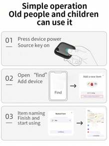 Thiết bị theo dõi thông minh hoạt động với ứng dụng Find ITag GPS Thiết bị nhắc nhở chống mất Thiết bị định vị được xếp hạng Chìa khóa xe hơi Thiết bị tìm thú cưng Chỉ tương thích với IOS - Nhiều màu - Xem 8