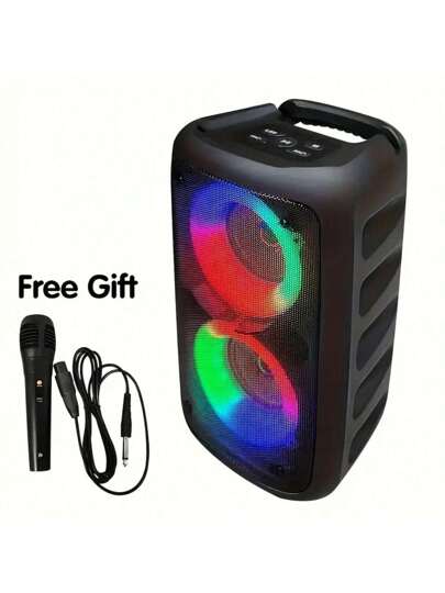 モズライト　スピーカー付き HY-3317 ワイヤレススピーカー LEDライト付き - メルカリ