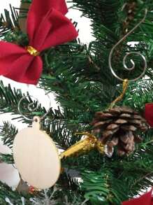 20pcs-Decorative Hooks,Christmas Decoration Hanger,Christmas Tree Hanger Bauble Ball Metal Hooks Christmas Decoration S-Hooks - Multicolor - View 7