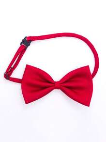 1pc Adjustable Pet Bow Tie Collar: Make Your Dog Or Cat Look Fabulous!