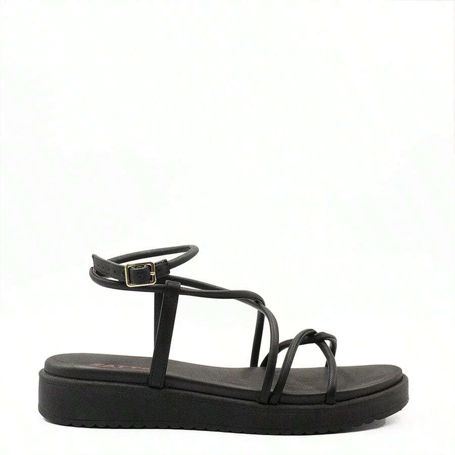 Thamires Strappy Sandal - màu đen - Xem 1