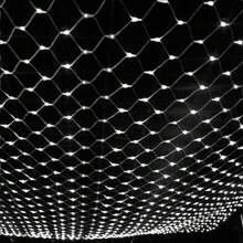 Christmas Decorations String Lights Outdoor, Net Mesh Lighting 200/96 Led Bulbs Waterproof, For Indoor, Curtain, Tree, Halloween, Bush, Party, Wedding, Fairy, Wall (9.8x6.6ft/4.9x4.9ft, Plug In)