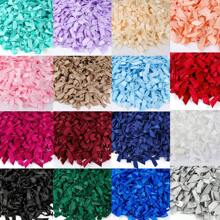 Paquete de 50 lazos de cinta de satén, para envolver regalos, decoración, hacer diademas y pinzas para el cabello, cestas de regalo, paquetes de cumpleaños, decoraciones navideñas, decoración de oficina, coronas, bodas, despedidas de soltera, suministros de fiesta de San Valentín