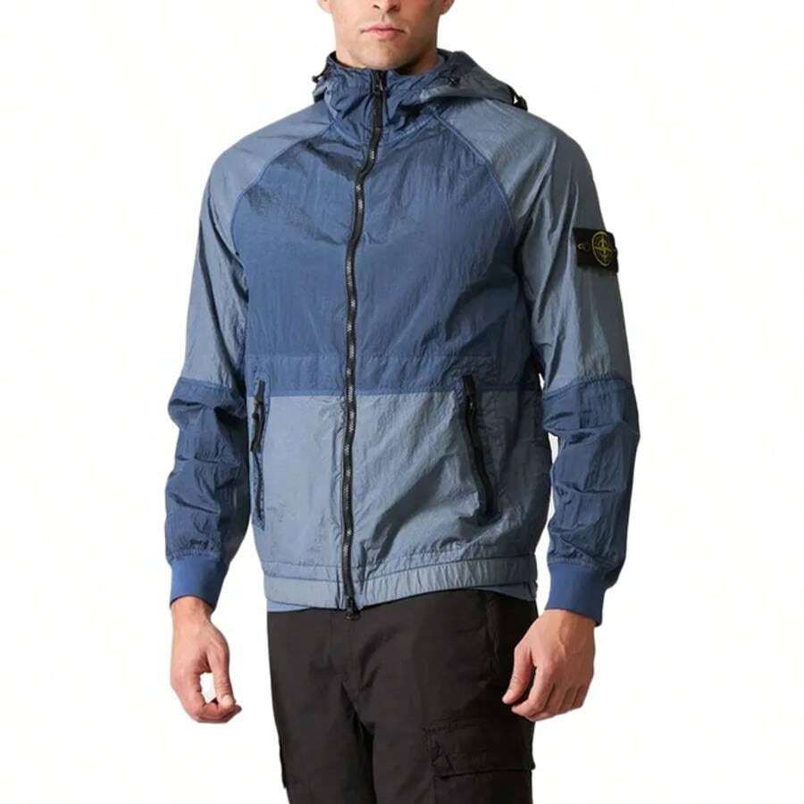 Stone Island Nylon Metal Windbreaker Blue SHEIN USA