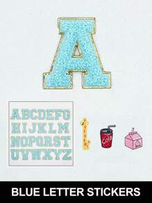6P 杯贴自粘式 DIY 标签贺卡字母贴纸用于装饰、剪贴簿、邮箱、厨房、毕业帽、徽标、家庭、工艺品，字母组合可粘贴到水杯、马克杯、汽车、节日礼物、贺卡、生日派对、自由组合句子 - 字母B自黏貼*3+圖案自黏貼*3 - 查看 7