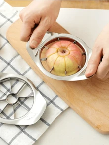 Cortador de manzanas multifunción de acero inoxidable, cuchillo para frutas, desmejillonador, utensilio de cocina - multicolor - Ver 5