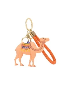 New Creative Auspicious Camel Keychain, Classy Bag/Car Keyring, Gift Pendant Decoration - Multicolor - View 12