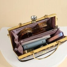 Stylish Textured Zipper Tote Bag - Spacious Handbag With Adjustable Strap For Women - Fashion-Forward Design For Style - Multicolor - View 7