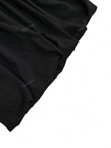 Vestido de tirantes ajustado con volantes al estilo europeo y estadounidense para mujeres