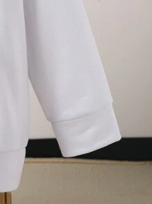 2 件套时尚男婴熊印花卫衣和字母印花裤套装 - 彩色 - 查看 9