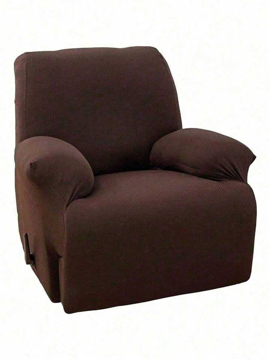 Stretch Recliner Slipcover, Couch Cover, Sofa Cover, Furniture Chair Slipcovers - Màu nâu - Xem 1