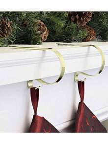 1 móc kim loại trang trí Giáng sinh, giá treo tất cho cây thông Noel, lò sưởi, tủ, đồ trang trí tiệc, chủ đề Giáng sinh và Lễ tạ ơn, Giáng sinh - Nhiều màu - Xem 8