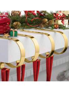 1 móc kim loại trang trí Giáng sinh, giá treo tất cho cây thông Noel, lò sưởi, tủ, đồ trang trí tiệc, chủ đề Giáng sinh và Lễ tạ ơn, Giáng sinh - Nhiều màu - Xem 7