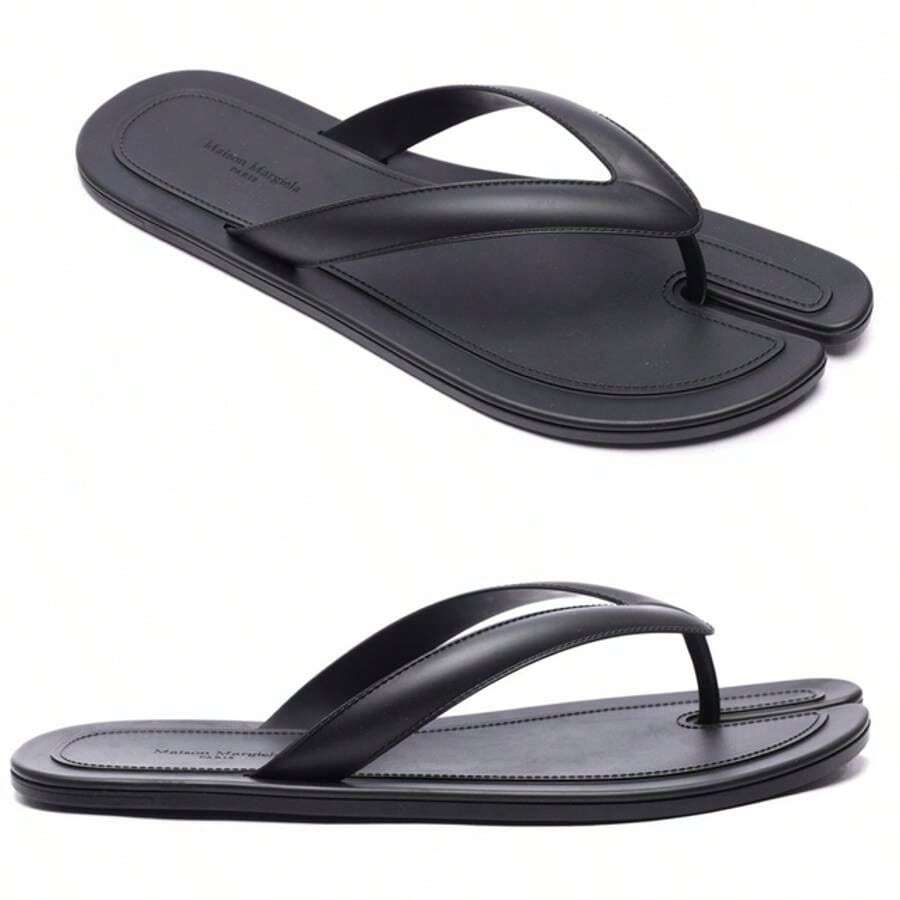 Maison Margiela Tabi Flip Flops Black - 黑色 - 查看 1