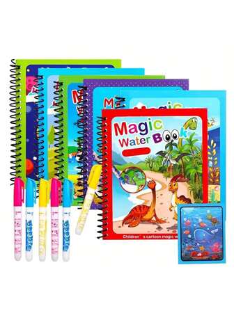 1pc Reusable Coloring Books Coloring Books Drawing Drawing Toys Christmas Easter Gifts,Back To School