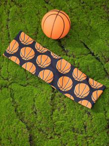 1pc Fashionable Sports Headband Unisex - Football, Basketball, Volleyball, Tennis Printed Pattern, Non-Slip Sweat Absorbing, Suitable For Yoga, Fitness, Running Halloween Hair Band Turban Headband Sweatband