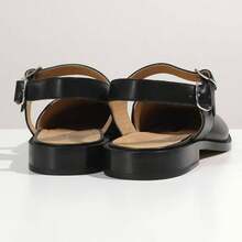 Maison Margiela Sandalias negras para hombres con dedos de pie tipo tabi - Negro - Ver 3