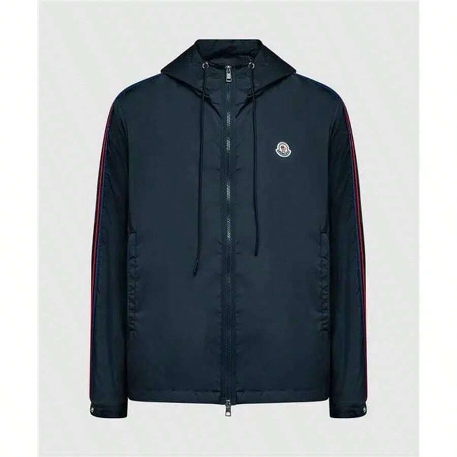 Moncler Men's Hattab Hooded Jacket Navy - 藏蓝色 - 查看 1