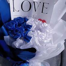 1 Roll Satin Ribbon 1cm/1.5cm/2cm/2.5cm/3.8cm/5cm Flower Wrapping Ribbon Bow Polyester Satin Ribbon Gifts Box Craft DIY Hair Clips Rose Bouquet Webbing - Multicolor - View 10