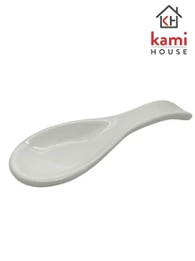 Plain White Ceramic Cutlery Rest 26cm - 白色 - 查看 4