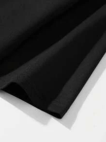 Customized Boyfriend Style Men's Personalized Print T-Shirt Fashion Casual Loose Tee Design Your Own T-Shirt By Adding Your Text (Logo For Couples, Family, Pets, Gifts, Husband Or Boyfriend. ),Gymboy - Black - View 10