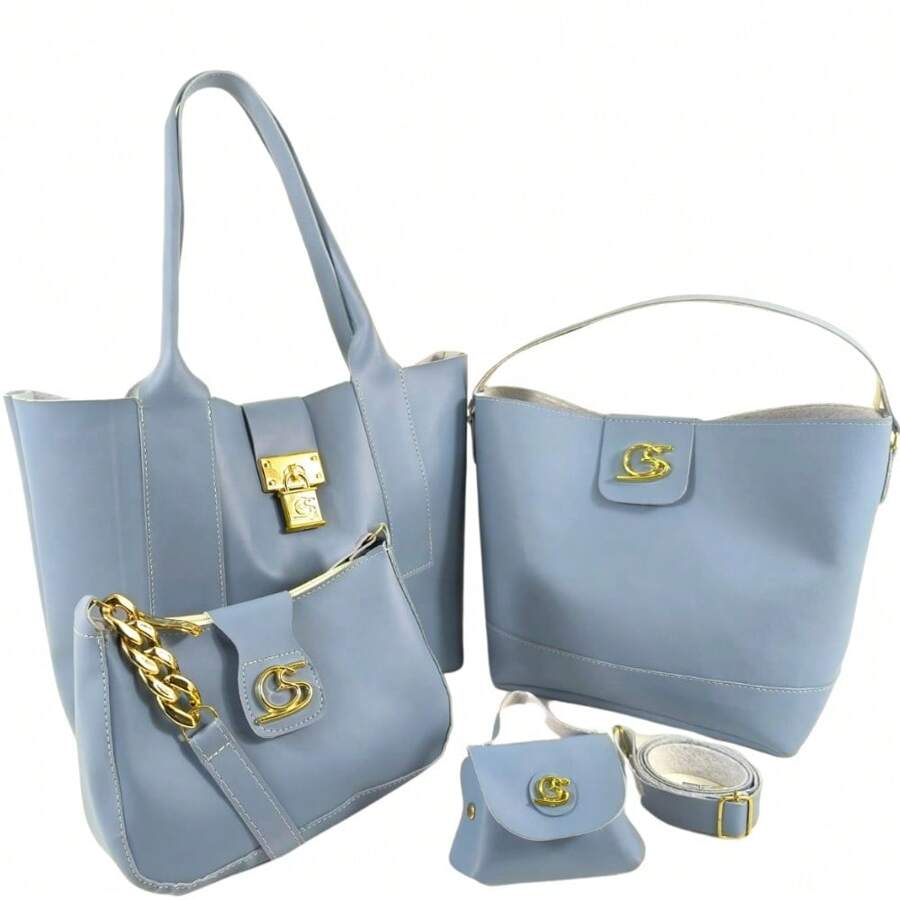 Gaby Show Adult Kit 4 Women's Pieces - 藍色 - 查看 1