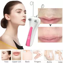 Electric Face Hair Remover With Power Display, One-Button Dual-Mode, Type-C Rechargeable Cordless Women's Facial Hair Removal Epilator - Physical Epilation, Prevents Regrowth. Pearl Powder Lubricant Needs To Be Purchased Separately