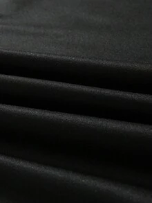 男士休闲宽松连帽运动衫 - 黑色 - 查看 5