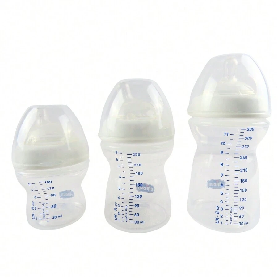 Kit 3 Chicco Step Up Neutral Baby Bottles 150+250+330ml Neutral - 無色 - 查看 1