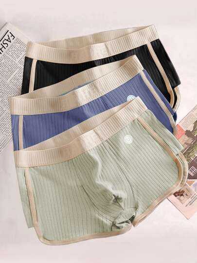 Set da 3 boxer da uomo, confortevoli e traspiranti