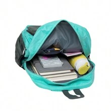 KAUKKO Women Laptop Backpacks For 14" Notebook Casual Computer Bag Stylish Pattern Daypack For Work Travel Business - Baby Blue - View 5