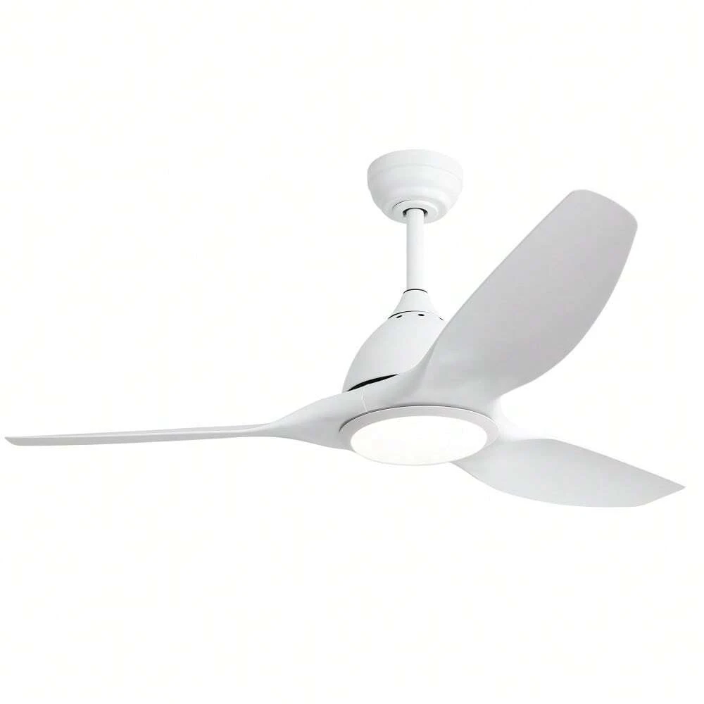 52 Inch Ceiling Fan With Light And 6Speed Remote Control 3 ABS Fan