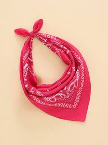 1pc Fashionable Paisley Pattern Scarf, Neckerchief, Headband - Multicolor - View 17