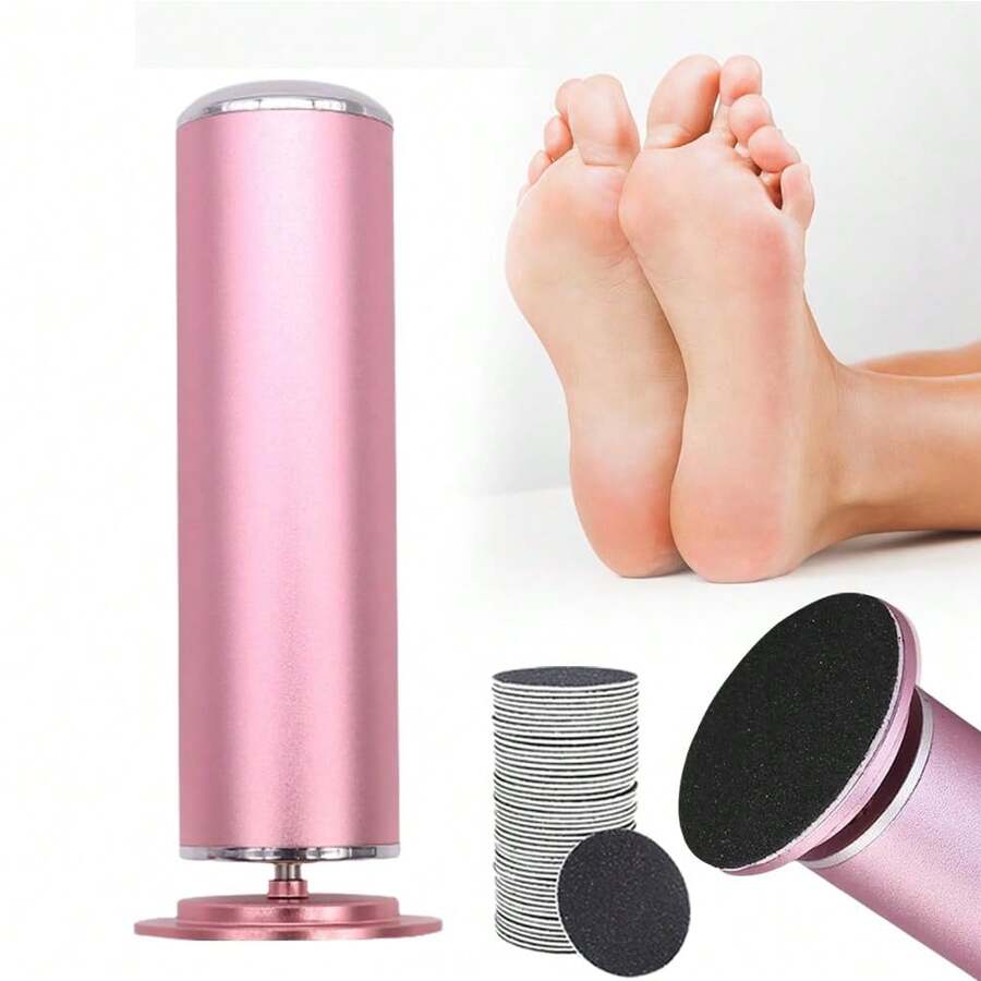 Electric Callus Remover With Speed Control, Includes 60pcs Replacement