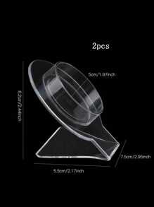 1/2/3/4/5/6/7/8/9/10 pezzi Supporto espositore per bracciali in acrilico, supporto per esposizione di bracciali, supporto per contatore, per il ritorno a scuola