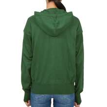 Vivienne Westwood Embroidered Logo Hoodie Cardigan Green