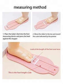 1pc Baby Foot Measuring Device For Buying Shoes - Green - View 4