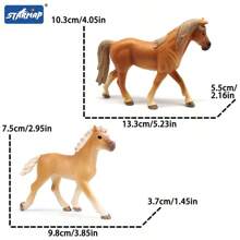 [Certified For Children] Forest Animals Figurines Woodland Animals Model Kit, Miniature Realistic Plastic Wild Forest Animals For Cake Toppers, Birthday Party Favors, Cupcake Toppers, And Kids Birthday Gifts - Multicolor - View 19